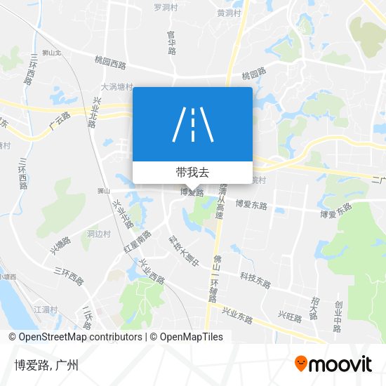 博爱路地图
