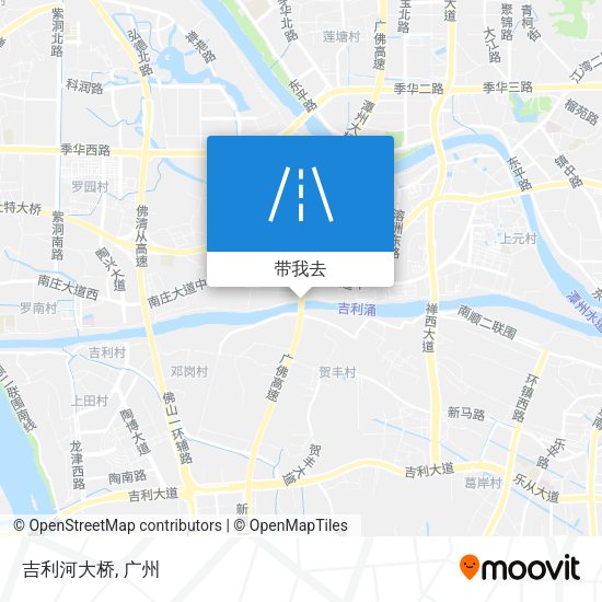 吉利河大桥地图