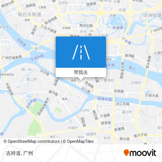 吉祥道地图