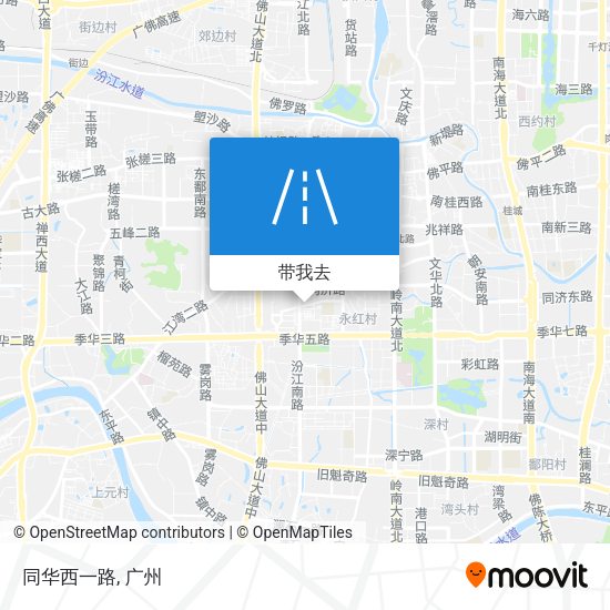 同华西一路地图
