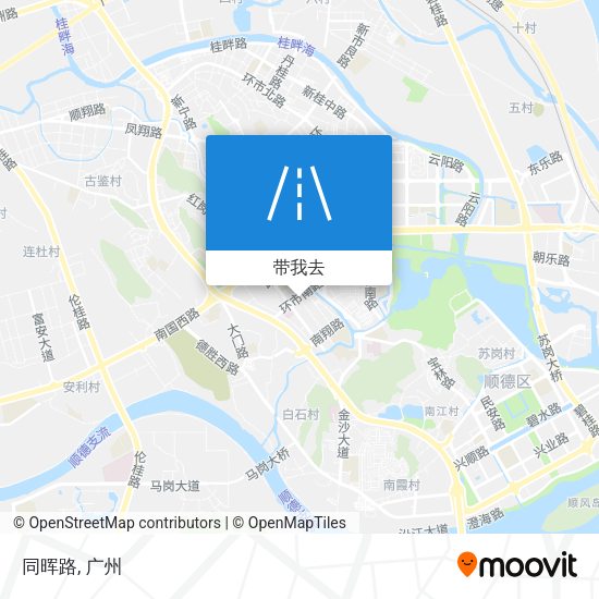 同晖路地图