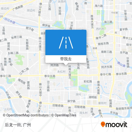后龙一街地图