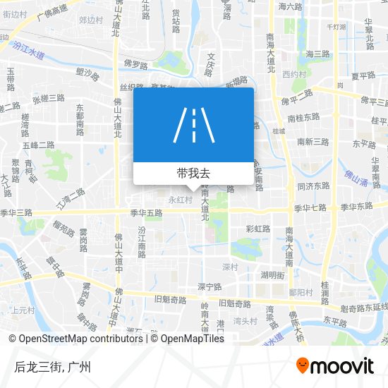 后龙三街地图
