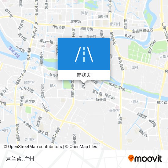 君兰路地图