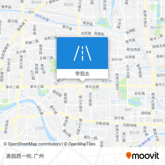 唐园西一街地图