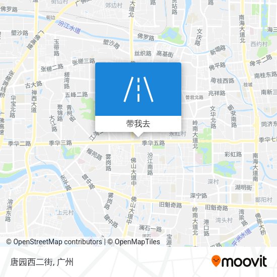 唐园西二街地图