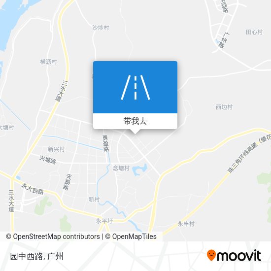 园中西路地图