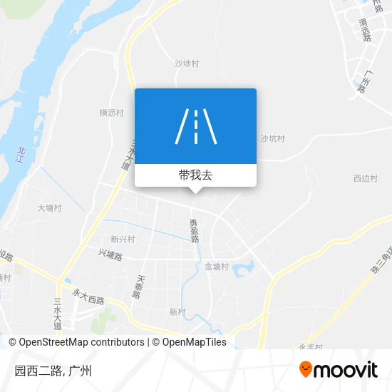 园西二路地图