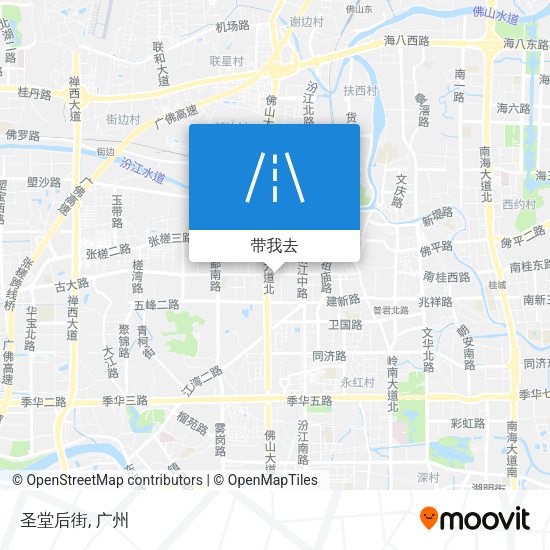 圣堂后街地图
