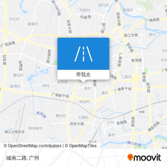 城南二路地图