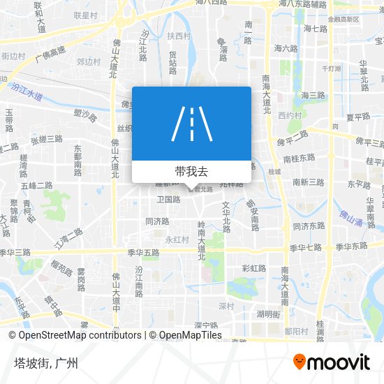 塔坡街地图