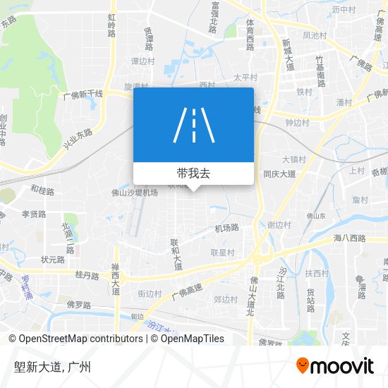 塱新大道地图