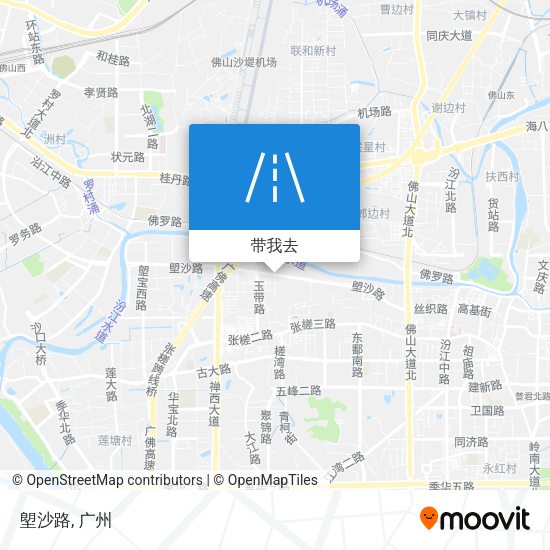 塱沙路地图