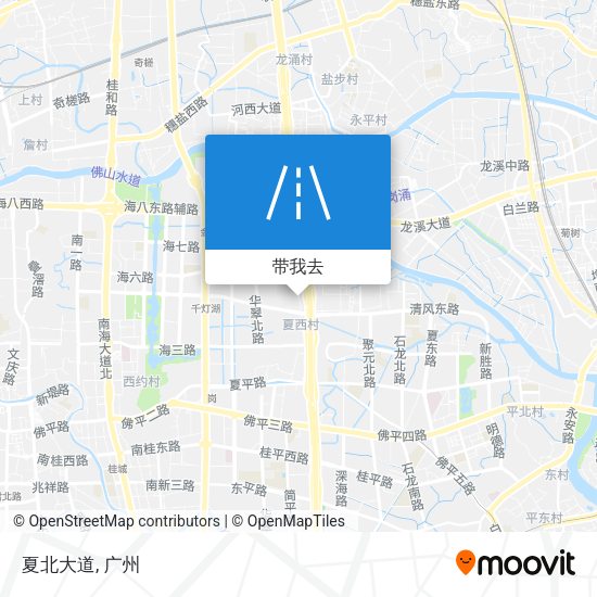 夏北大道地图