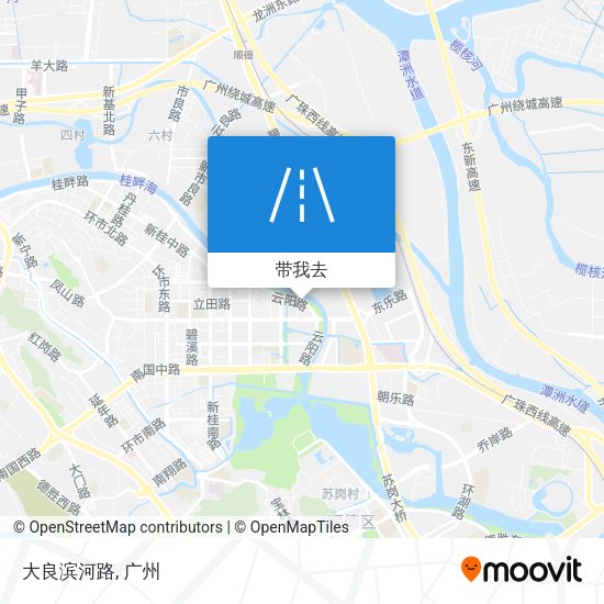 大良滨河路地图