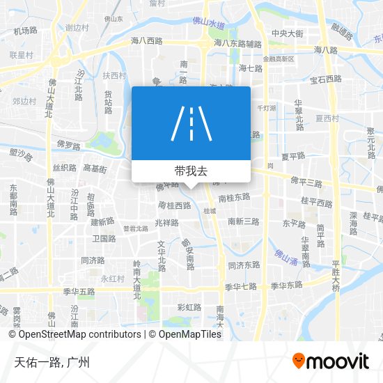 天佑一路地图