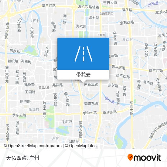 天佑四路地图
