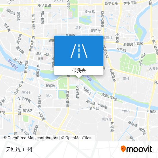 天虹路地图