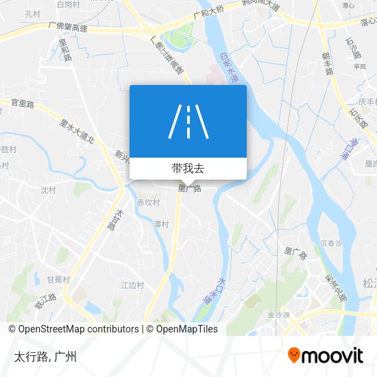 太行路地图
