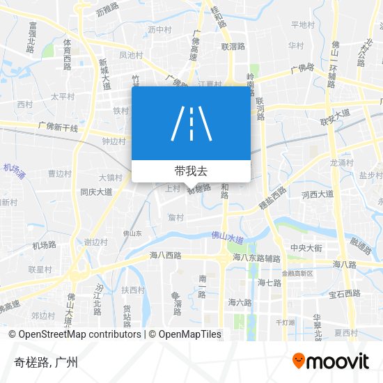 奇槎路地图