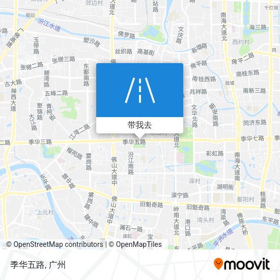 季华五路地图