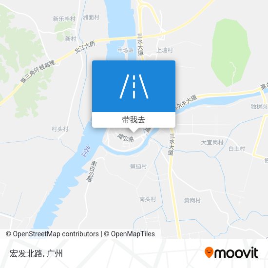 宏发北路地图