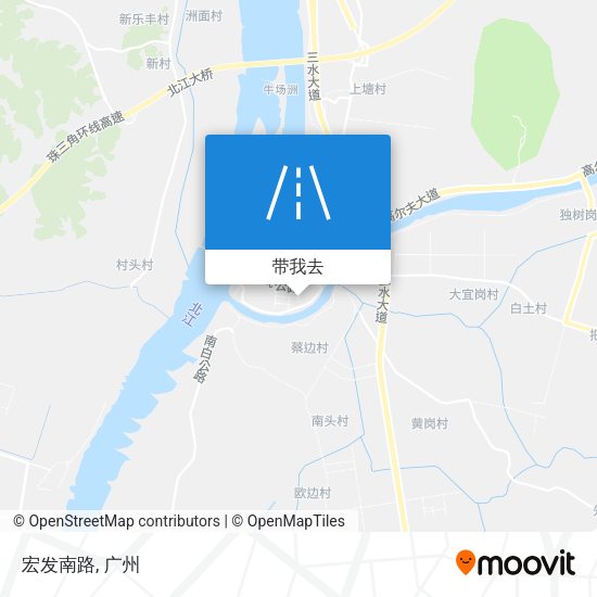 宏发南路地图