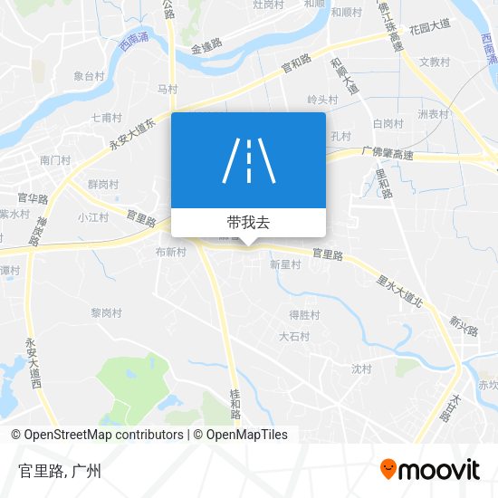 官里路地图