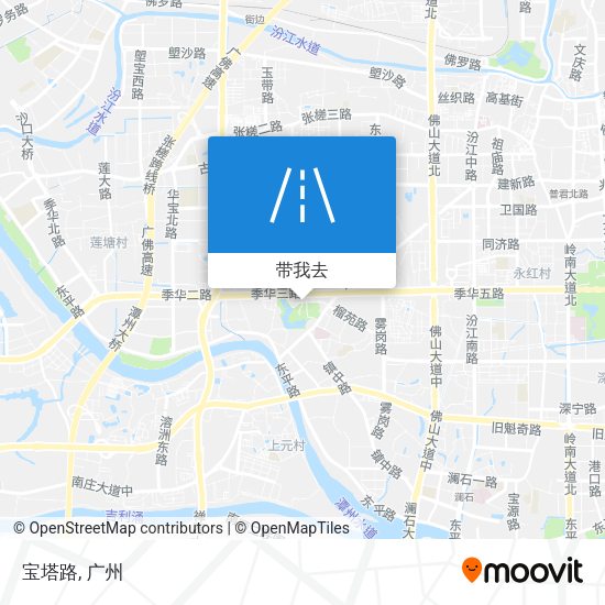 宝塔路地图