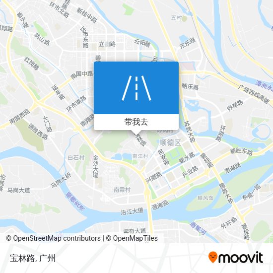 宝林路地图