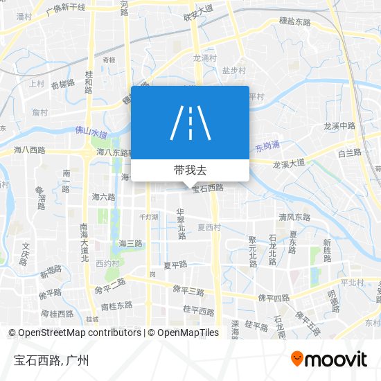 宝石西路地图