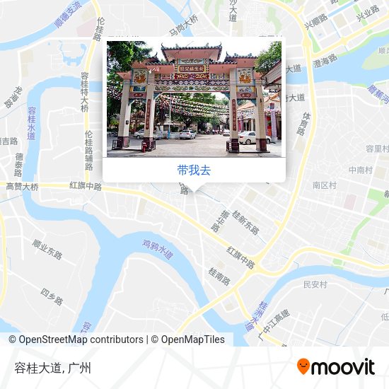 容桂大道地图