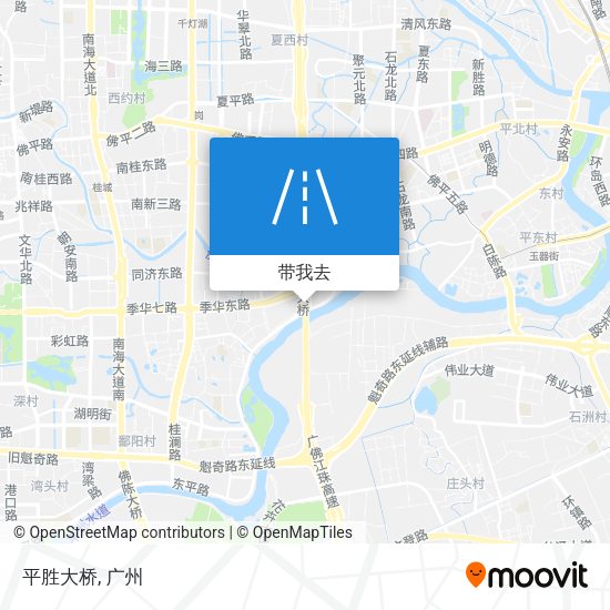 平胜大桥地图