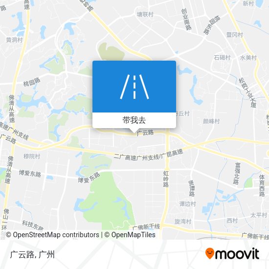 广云路地图