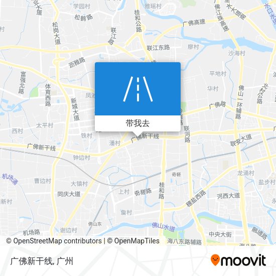 广佛新干线地图