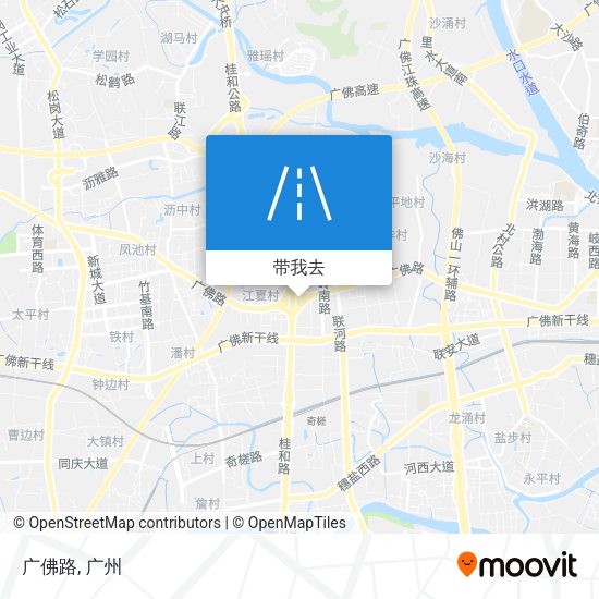 广佛路地图