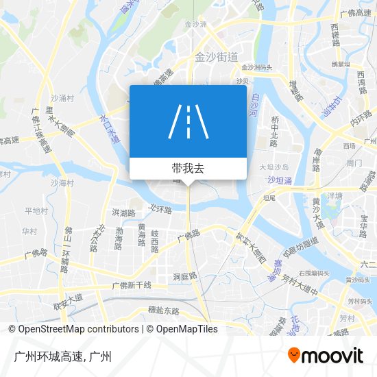 广州环城高速地图