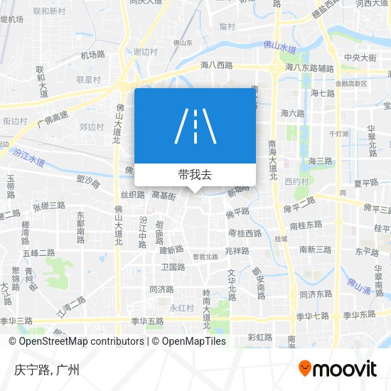 庆宁路地图