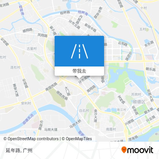 延年路地图