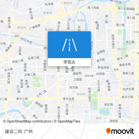 建设二街地图