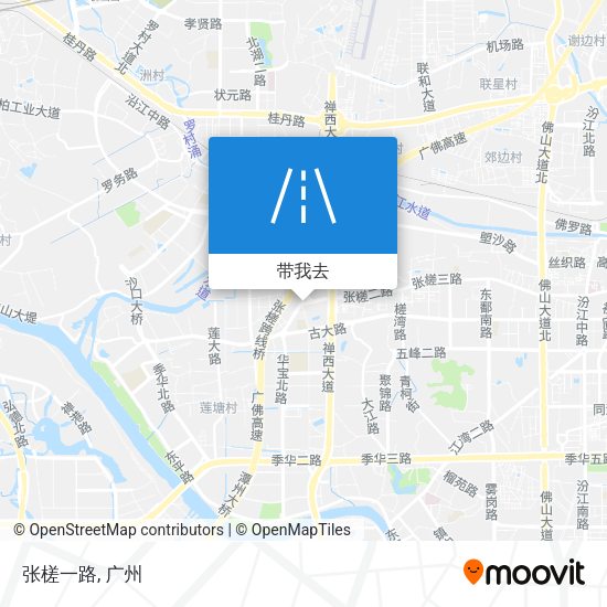 张槎一路地图
