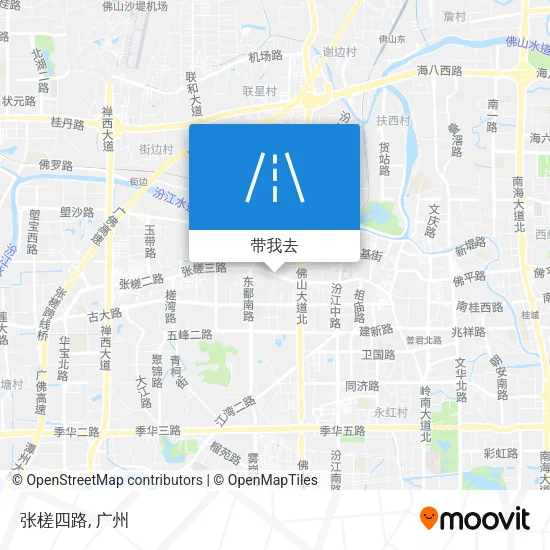 张槎四路地图