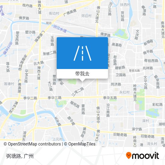 弼塘路地图