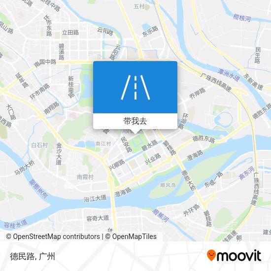 德民路地图