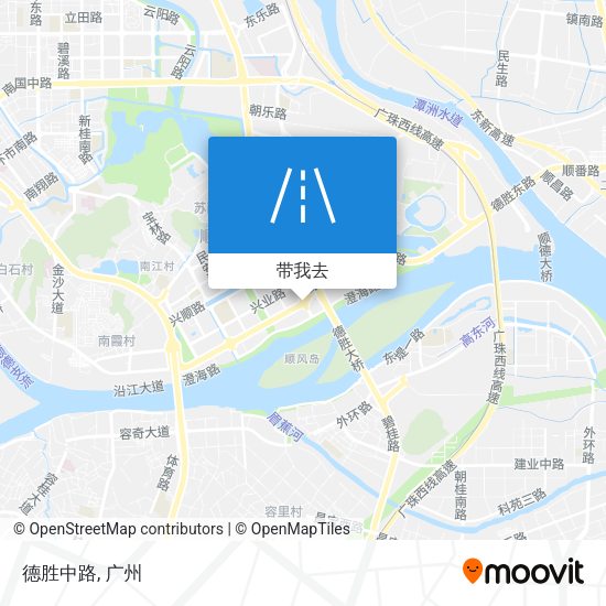 德胜中路地图