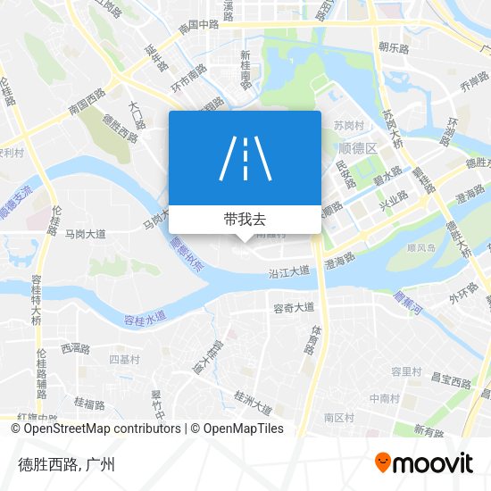 德胜西路地图