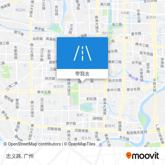 忠义路地图