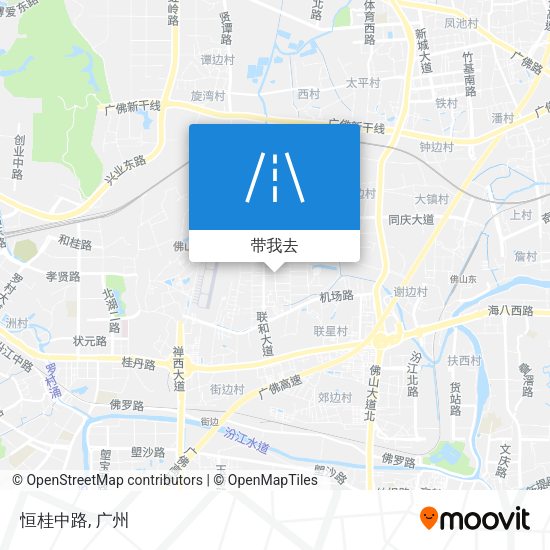 恒桂中路地图