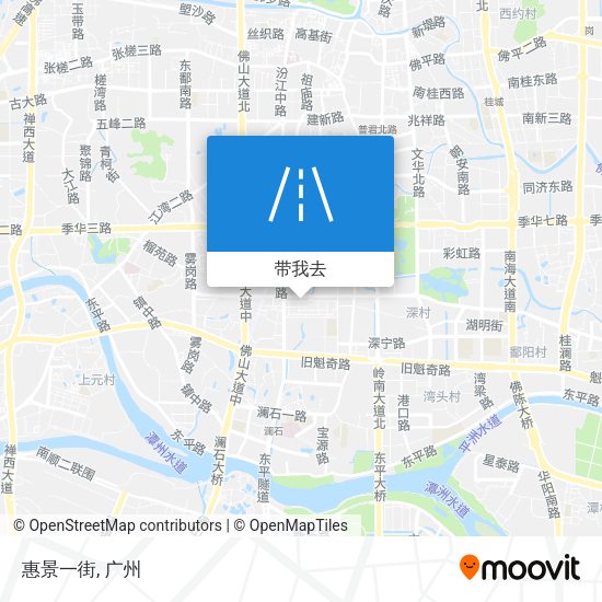 惠景一街地图