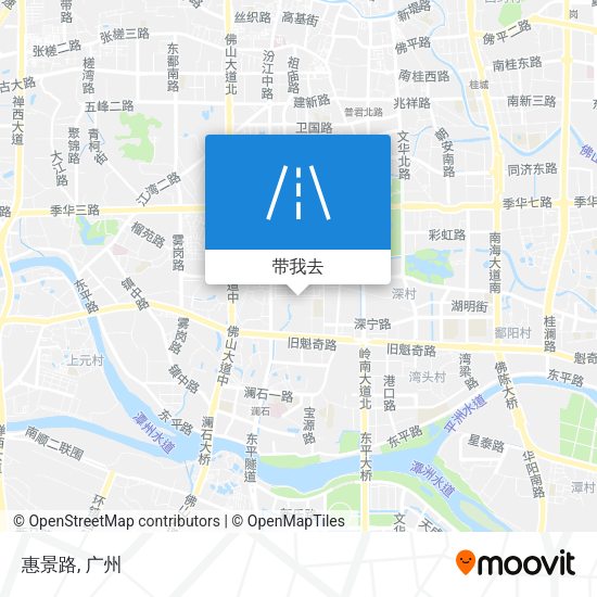 惠景路地图